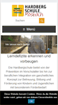 Mobile Screenshot of hardbergschule.de